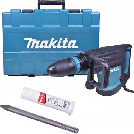 Imagem de Martelo Rompedor De 1510W Com Mandril Sds Max - Makita-Hm1203c Com Maleta