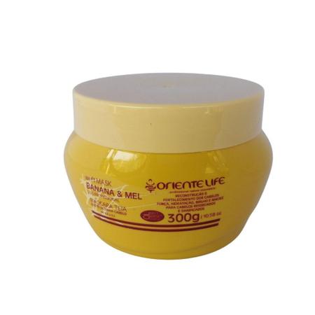 Mascara Banana E Mel Oriente Life Reconstrucao 300G Imagem de Mascara Banana E Mel Oriente Life Reconstrucao 300G