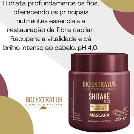  Linha Shitake (Reconstrucao Nutritiva) Bio Extratus - Mascara  Hidratacao Nutritiva 250 Gr - (Bio Extratus Shitake (Nutricious  Reconstruction) Collection - Brazilian Natural Shitake Nutritive Mask Hair  Treatment 8.8 Oz) : Beauty & Personal Care