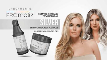 Imagem de Máscara Capilar 230g Silver Desamareladora Anti-Idade  Forever Liss