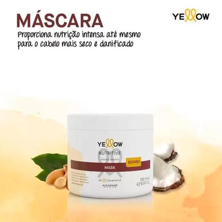 Yellow Nutritive Mask 500ml - Máscara Nutritiva - Para Cabelos