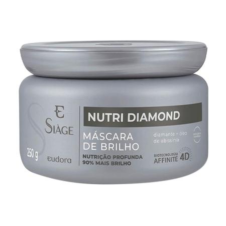 Máscara Capilar Siàge Nutri Diamond 250g - Eudora Imagem de Máscara Capilar Siàge Nutri Diamond 250g - Eudora