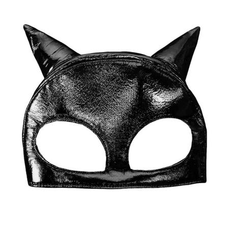 Festa Fantasia Carnaval Halloween Cat Noir Adulto