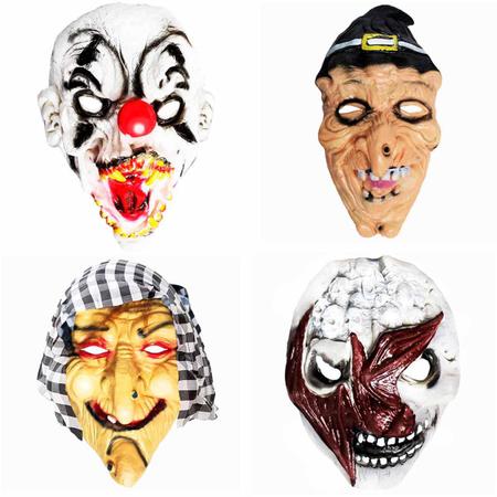 Mascara palhaço assassino halloween latex diversos - FANTASY - Máscara de  Festa - Magazine Luiza