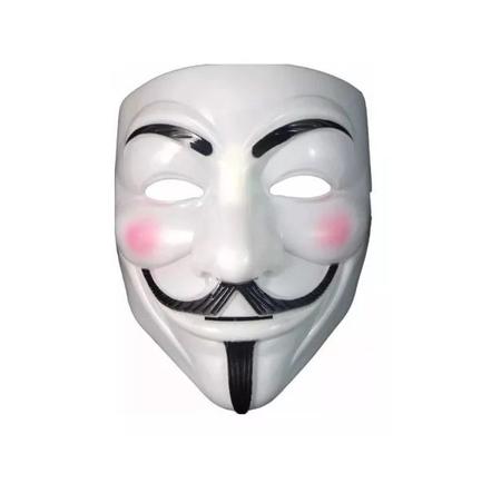 Imagem de Mascara de Carnaval Hallowenn V De Vingança Vendetta Protesto Anonymous