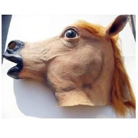 Fantasia Máscara Cabeça de Cavalo Adulto Halloween