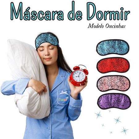Mascara de Descanso - Tapa Olhos - Relaxante Descansar - Estampa Onça Color - 21cm - Máscara oncinha - PANAMI - Jolu-lar Imagem de Mascara de Descanso - Tapa Olhos - Relaxante Descansar - Estampa Onça Color - 21cm - Máscara oncinha - PANAMI