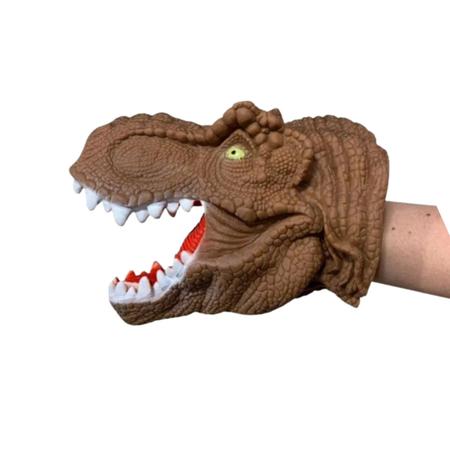 Imagem de Mascara De Dinossauro Rex Fantoche 1 Peça Brinquedo Infantil