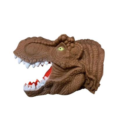 Imagem de Mascara De Dinossauro Rex Fantoche 1 Peça Brinquedo Infantil