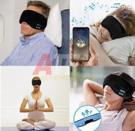 Máscara de Dormir Silent Sound Com Fone Ouvido Bluetooth 5.0 - Máscara de  Dormir - Magazine Luiza