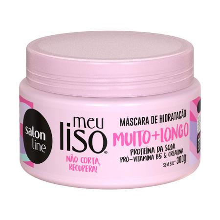 Imagem de Máscara de Hidratação Meu Liso Muito+Longo Salon Line - 300g