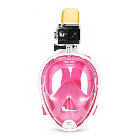 Imagem de Mascara De Mergulho Snorkel Full Face Rosa