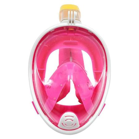 Imagem de Mascara De Mergulho Snorkel Full Face Rosa