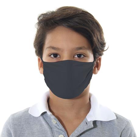 Imagem de Máscara de Proteção Infantil - Lisa Cinza Escuro - Mask4all