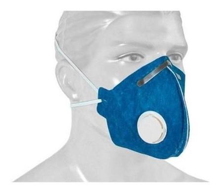 Imagem de Mascara De Proteção Respirador Descartavel Pff1 Com Valvula