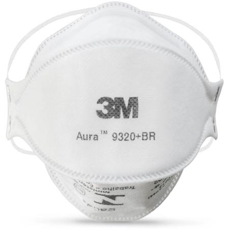 Imagem de Máscara de Proteção Respiratória Descartável 3M Aura 9320 BR PFF-2 CA 30592