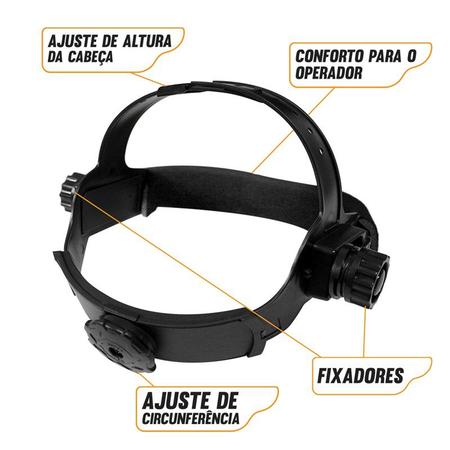 Imagem de Máscara de Solda Escurecimento Automático com Regulagem - Pró Euro