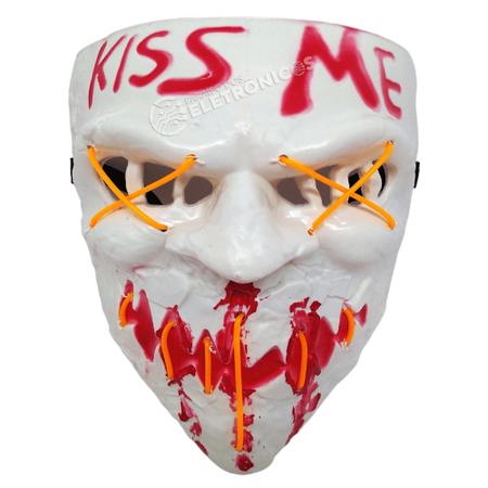 Imagem de Máscara de Terror Halloween Neon Festa Fantasia Cosplay XM21121