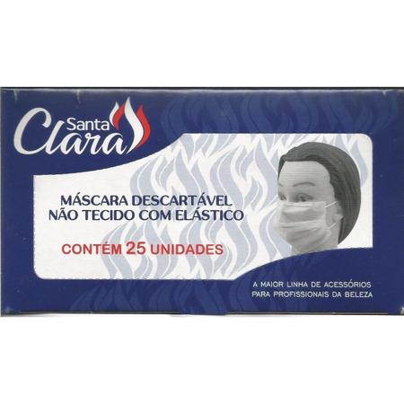 Imagem de Máscara Descartável com Elástico TNT 25 Unids - Santa Clara