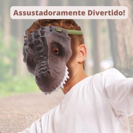 Imagem de Máscara Dinossauro Tiranossauro Rex Jurassic Word Infantil Unissex