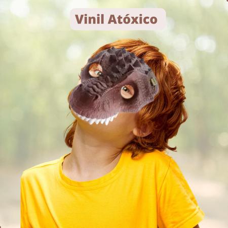 Imagem de Máscara Dinossauro Tiranossauro Rex Jurassic Word Infantil Unissex