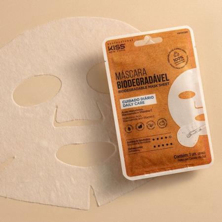 Imagem de Máscara Facial Biodegradável Cuidado Diário - Kiss New York