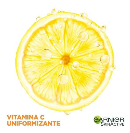 Imagem de Máscara Facial em Tecido Vitamina C Garnier SkinActive 28g Efeito Matte Uniformizante Hialurônico Antioliosidade