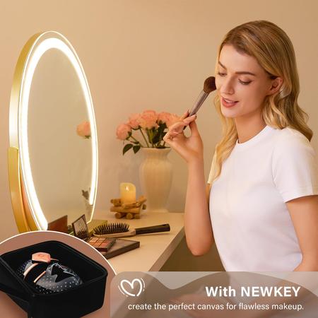 Imagem de Máscara facial LED NEWKEY Wireless Silicone Red Light Therapy