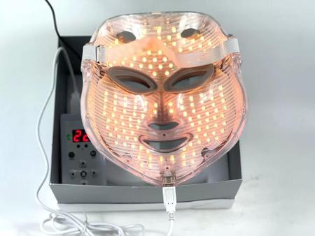 Imagem de Máscara Facial Led Tratamento Estético Fototerapia - 7 Cores