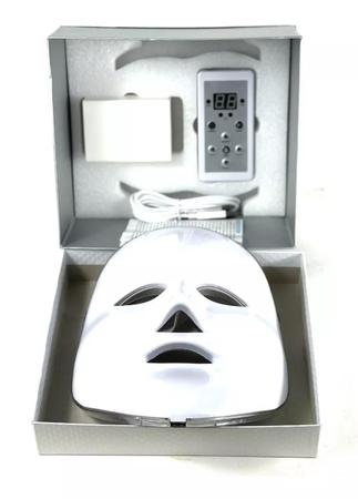 Imagem de Máscara Facial Led Tratamento Estético Fototerapia - 7 Cores