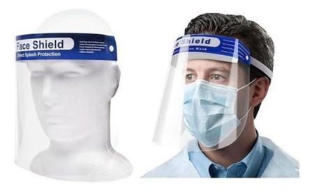 Imagem de Máscara facial protetora anti-respingo transparente face shield ex026 1287869