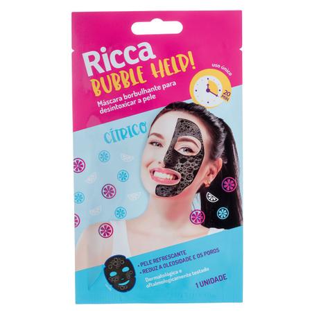 Imagem de Máscara Facial Ricca - Bubble Help!