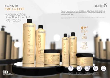 Máscara Hidratante Fixe Color Souple Liss 300g Cabelos Coloridos Imagem de Máscara Hidratante Fixe Color Souple Liss 300g Cabelos Coloridos