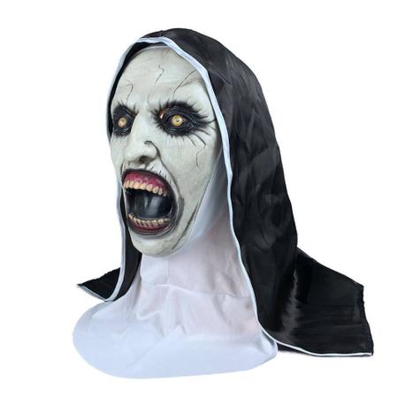 Máscara látex Freira Valak filme Terror Fantasia Halloween em Promoção na  Americanas