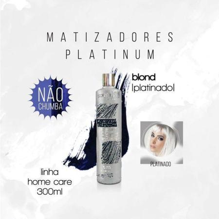 Máscara Matizadora Souple Liss Platinum Blond Efeito Platinado 300ml Imagem de Máscara Matizadora Souple Liss Platinum Blond Efeito Platinado 300ml