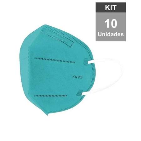 Imagem de Máscara N95 Respiratória Original Proteção Kn95 Kit 10 Unidades