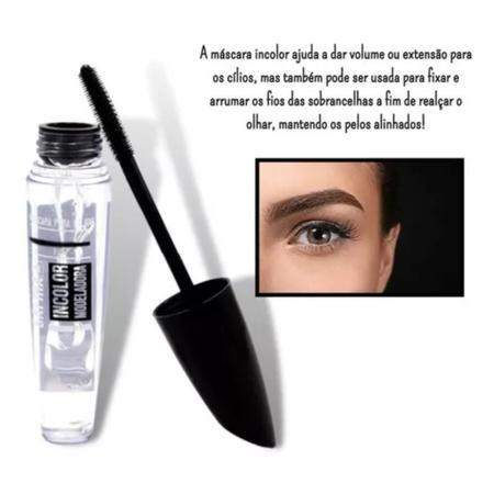 Imagem de Máscara para Cílios Incolor Modelador Safira Rímel 7ml