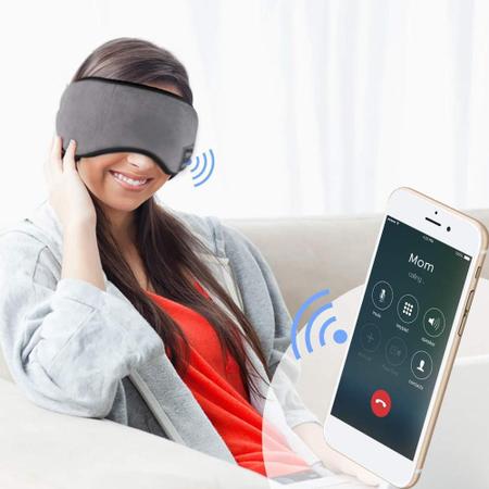 Tapa Olho Máscara De Dormir Com Fone De Ouvido Bluetooth Embutido - Enjoying  - Máscara de Dormir - Magazine Luiza