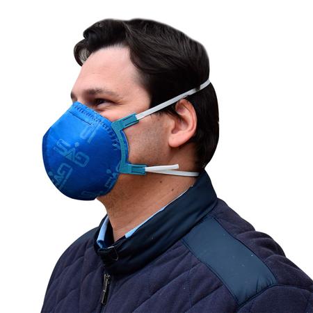 Imagem de Máscara Para Proteção Respiratória PFF2 com Válvula  GVS