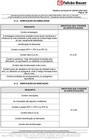 Imagem de Máscara PFF2/N95 infantil branca - 40 unidades