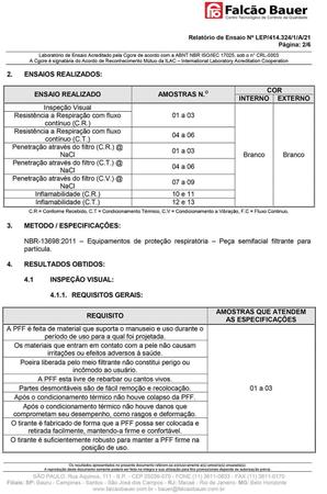 Imagem de Máscara PFF2  / N95 / KN95 adulto branca - 30 unidades