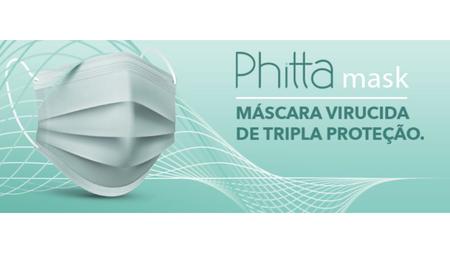 Imagem de Máscara Phitta Mask Descartável 12hrs de proteção tripla 50 Unidades (1 Cx)