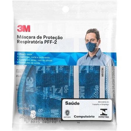 Imagem de Mascara Proteção Respiratoria N95 3M 9820 PFF-2