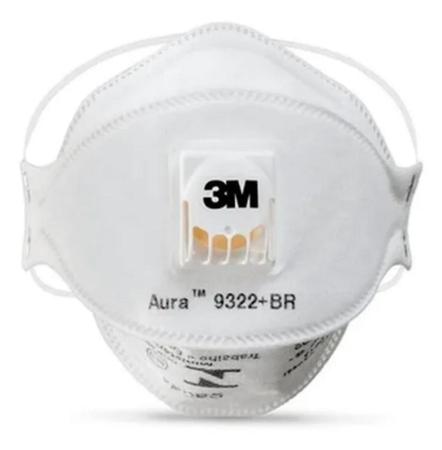 Imagem de Mascara Respirador PFF2 - 3M AURA 9322 - válvula - 120 Unidades