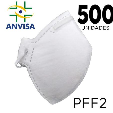 Imagem de Máscara Respirador PFF2 / N95 caixa com 500 unidades - ANVISA 82167630001