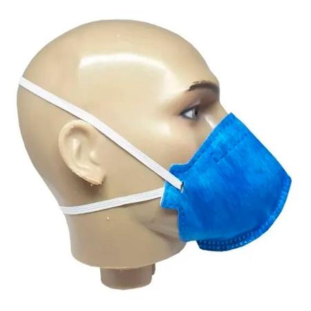 Imagem de Máscara respirador PFF2 sem Válvula Azul 10 unidades
