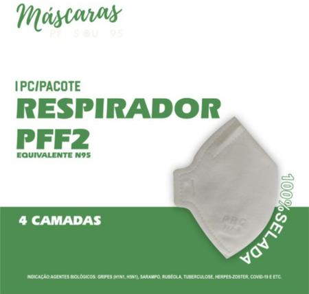 Imagem de Máscara Respirador Proteção PRC PFF2 - c/ 10 unidades - CA 45309