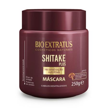 Mascara Bio Extratus Shitake Plus Reconstrução Nutritiva 250g - Máscara  Capilar - Magazine Luiza