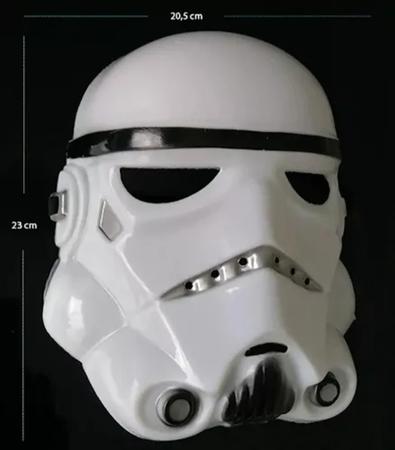 Imagem de Máscara Stormtrooper Cosplay Fantasia Star Wars Ajustável