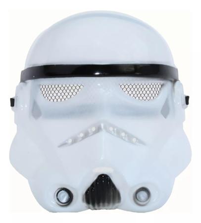 Imagem de Máscara Stormtrooper Cosplay Fantasia Star Wars Ajustável